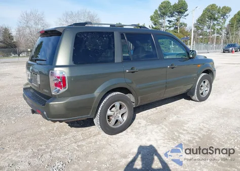 2006 Honda Pilot Ex-L из США, поврежденный, VIN 5FNYF185X6B024730